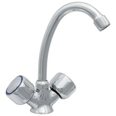 Смеситель для кухни высокий излив, Глобо ЦС-СМ 12ш К ЭКО М ЭМ901603 Центр Сантехники