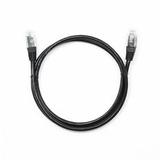 Патч-корд UTP Cablexpert PP12-1M/BK кат.5e, 1м, литой, многожильный (чёрный)
