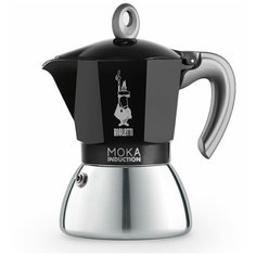 Гейзерная кофеварка Bialetti Moka Induction Black на 6 порций (6936)