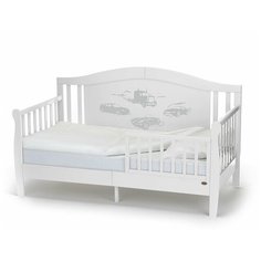 Детская кровать-диван Nuovita Stanzione Verona Div Macchina (Bianco/Белый)