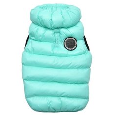 Жилет для собак PUPPIA утеплённый "Ultra Light Vest B", мятный, XXL (Южная Корея)