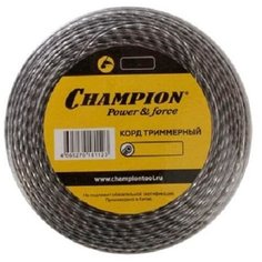 Леска CHAMPION Tri-twist 2.7мм*60м (витой треугольник)+нож