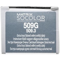 Matrix Socolor Beauty стойкая крем-краска для волос Extra coverage, 509G очень светлый блондин золотистый, 90 мл