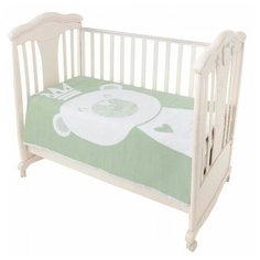 Одеяло Ермошка Мишка 57-8ЕТ Ж/ПРЕМИУМ 140x100 см зеленый