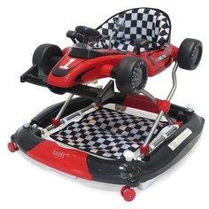 Ходунки Nuovita Auto 3 в 1: ходунки, качалка, толкатель rosso/красный