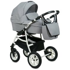 Коляска универсальная 2 в 1 Alis BERTA (05), светло-серый