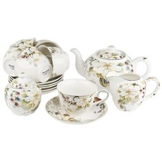 Чайный сервиз 15 предметов на 6 персон "Шиповник", 300 мл., Nouvelle, 1270684