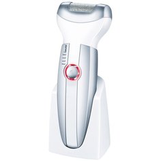 Электрическая роликовая пилка для педикюра Beurer MPE50, белый/серебристый