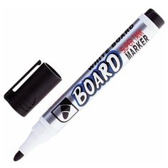 Маркер стираемый для белой доски черный, CROWN "Multi Board", 3 мм, с клипом, CBM-1000