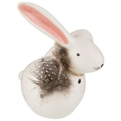 Фигурка кролик перышко 8,5х5,5х11 см без упаковки Lefard (491-106)