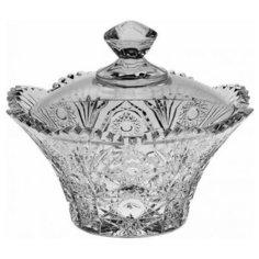 Конфетница 20,5 см с крышкой Crystal Bohemia "Sissi" / 170079