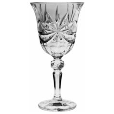 Бокалы для белого вина 220 мл 6 шт Crystal Bohemia "Ribbon" / 160503