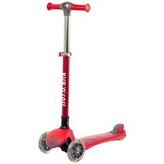 Детский городской самокат KICKNROLL КК0004, красный