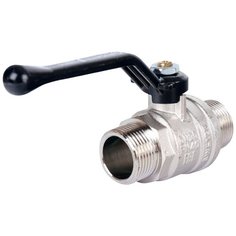 Кран шаровый Bugatti Oregon 03250 муфтовый (НР/НР), латунь Ду 20 (3/4")