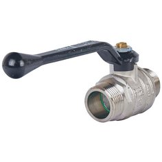 Кран шаровый Bugatti Oregon 03250 муфтовый (НР/НР), латунь Ду 25 (1")