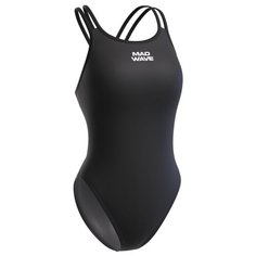 Купальник MAD WAVE Crossback PBT, размер 48, черный