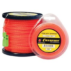 Леска CHAMPION Square Twist DUO 2.4мм*262м (витой квадрат)+нож