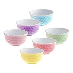 Набор салатниц 6пр 350 мл. Loraine 28301 KSMB-28301