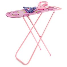 Гладильная доска Amico, с утюгом и платьем