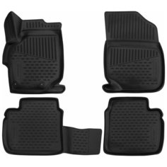 Коврики в салон автомобиля Element для Peugeot 301, 2013->, черный, 4 шт