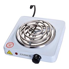 Эл. Плита 1конф. Спир. Бел/эм Zimber 1000Вт 10068 KSMB-10068 Zimber.