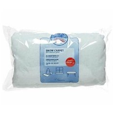 Покрывало снежный ковёр, белое с радужным глиттером, 250х100 см, Kaemingk