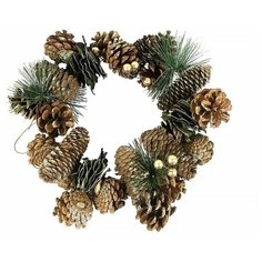 Гирлянда шишки С искорками, 60 см, Hogewoning