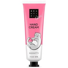 BEAUTIFIC Крем для рук "ROCKITTY" омоложение с маслом Ши и Сладкого миндаля, 30 мл