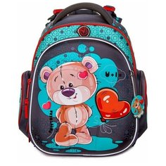 Hummingbird Ранец школьный серия KIDS с двумя отделениями + мешок для обуви Sweat Bear ТК78
