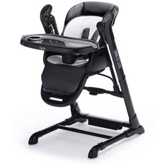 Стульчик для кормления Nuovita Unico Lux 3в1, Nero (Nero/Черный)