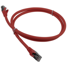Патч-корд Lanmaster LAN-PC45 RJ-45 (m) - RJ-45 (m) CAT6a S/FTP, 1 шт., красный, 5 м