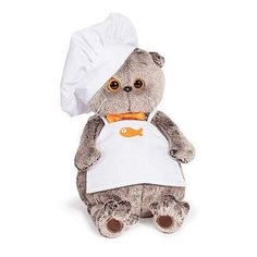 Мягкая игрушка BudiBasa Кот Басик шеф-повар (25см) (в подарочной коробке) Ks25-021, (ООО "МПП")