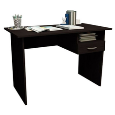 Компьютерный стол BTS Практик №1 цвет Венге/Черный, письменный стол для детей, ШхВхГ - 100х73,6х54,5 см