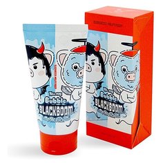 Elizavecca Маска для очищения пор кислородная - Hell-pore bubble blackboom pore pack, 150мл