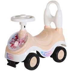 Каталка-толокар Компания Друзей Малыш. Единорог 2 белый/бежевый