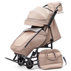 Санки-коляска Pikate Deluxe (бежевый)