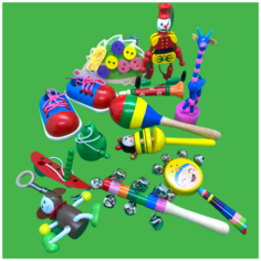 Деревянная развивающая игрушка Набор "Развивашка" из 12 предметов для полного развития малышей Panawealth Inter Holdings