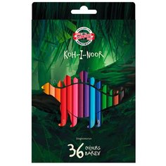 Карандаши цветные Koh-I-Noor Dino 3595 3595036007KSRU 36цв. коробкаевропод.