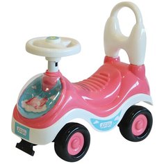 Каталка-толокар Компания Друзей Малыш. Единорог 1 розовый/белый