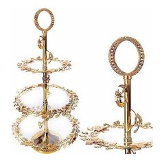 Конфетница 3-х ярус. Ванесса-премиум Loraine 30421 KSMB-30421