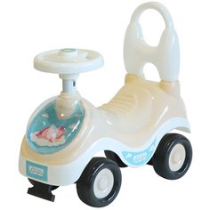 Каталка-толокар Компания Друзей Малыш. Единорог 1 белый/бежевый