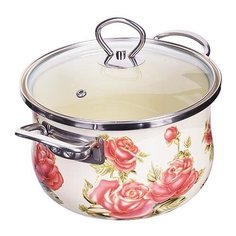 Кастрюля Эмаль 2,9 л 18см с крышкой MayerBoch 28844 KSMB-28844