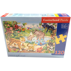 Пазл Castorland 120 "Животные в джунглях"