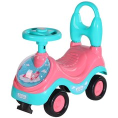 Каталка-толокар Компания Друзей Малыш. Единорог 1 бирюзовый/розовый