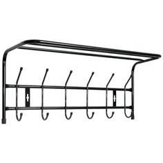 Вешалка настенная с полками 6 крючков ВП6 Nika