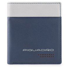 Чехол для кредитных карт Piquadro Urban PP1518UB00RBLGR синийсерый натур.кожа