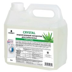 Crystal с ароматом алоэ вера жидкий моющий концентрат для стирки белья 3л Prosept