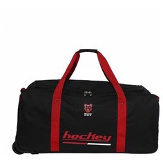 Сумка хоккейная на колесах MAD GUY CLASSIC SR 36" черно-красная