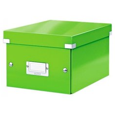 Короб для хранения Leitz 60430054 Click Store A5 зеленый картон