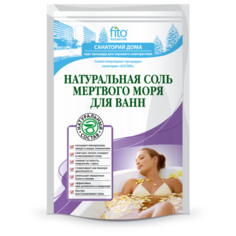 Fito косметик Санаторий дома Натуральная соль Мертвого моря для ванн, 500 г